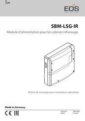 Eos SBM-LSG-IR Notice De Montage