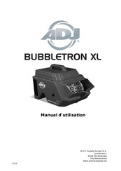 ADJ BubbleTron XL Manuel D'utilisation