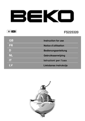 Beko FS225320 Notice D'utilisation