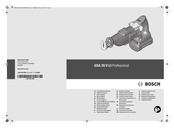 Bosch GSA 36 V-LI Professional Notice Originale
