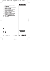 EINHELL 41.385.20 Instructions D'utilisation Et D'entretien