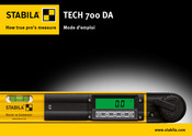 Stabila TECH 700 DA Mode D'emploi