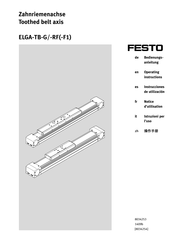 Festo ELGA-TB-RF-F1 Notice D'utilisation