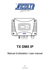 Nicols TX DMX IP Manuel D'utilisation