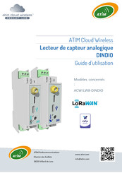ATIM ACW/LW8-DINDIO Guide D'utilisation