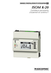Socomec ISOM K-20 Manuel D'installation Et D'utilisation