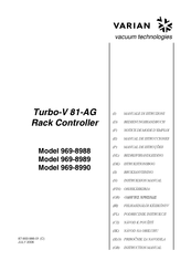 Varian Turbo-V 81-AG Rack Controller Notice De Mode D'emploi