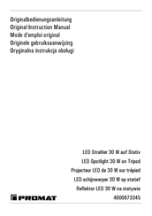 NORDWEST PROMAT 4000873345 Mode D'emploi Original