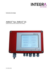 INTEGRA Metering AMBUS Net LCD250 Instructions De Montage