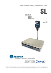 Giropes Baxtran SL Manuel D'utilisation