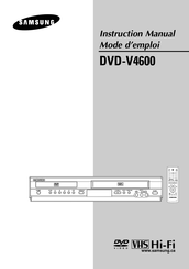 Samsung DVD-V4600 Mode D'emploi