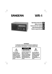 Sangean WR-1 Mode D'emploi