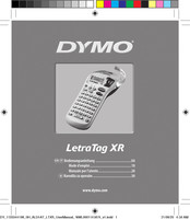 Dymo LetraTag XR Mode D'emploi