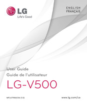 LG Electronics V500 Guide De L'utilisateur