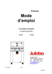 Julabo Economy CF40 Mode D'emploi