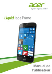 Acer Liquid Jade Primo Guide De L'utilisateur