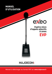 Majorcom exeo EVP Manuel D'utilisation