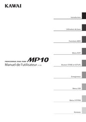 Kawai MP 10 Manuel De L'utilisateur