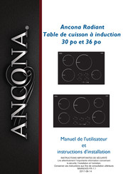 Ancona Radiant Guide De L'utilisateur Et Instructions D'installation