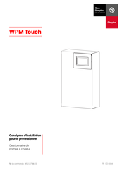 Dimplex WPM Touch Consignes D'installation