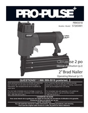 PRO-PULSE PBN5018 Manuel D'utilisation