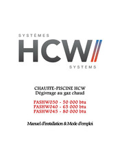 HCW PASHW040 Manuel D'installation Et Mode D'emploi