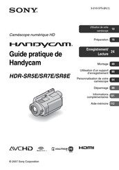 Sony Handycam HDR-SR7E Mode D'emploi