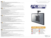 Newstar FPMA-C020BLACK Instructions De Montage