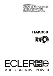 Ecler HAK380 Notice D'utilisation