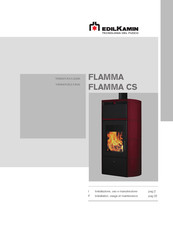 EdilKamin FLAMMA CS Installation, Usage Et Maintenance