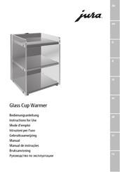 Jura Glass Cup Warmer Mode D'emploi