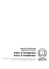 Gardena 440e II TrioBrake Manuel D'utilisation