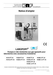 KNF LABOPORT N 820.3 FT.18 Notice D'emploi