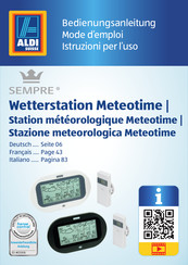 Sempre Meteotime DV269-WH Mode D'emploi