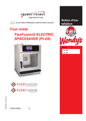 Henny Penny FlexFusion FSE-605 Notice D'installation