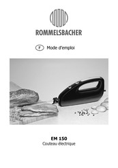Rommelsbacher EM 150 Mode D'emploi