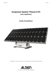 ALDEN Sunpower System Phenix II V5 Guide D'installation
