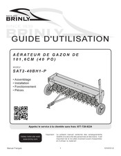 Brinly SAT2-40BH1-P Guide D'utilisation