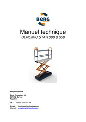 BERG BENOMIC STAR 350 Manuel Technique