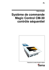 Gema Magic Control CM-30 Mode D'emploi