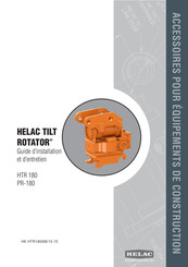 Helac TILT ROTATOR PR-180 Guide D'installation Et D'entretien