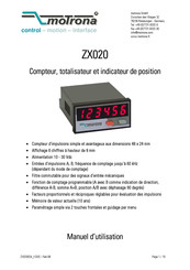 Motrona ZX020 Manuel D'utilisation