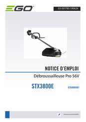 Iseki EGO STX3800E Notice D'emploi