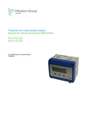 Filtration Group PiS 3170 LCD Traduction Du Mode D'emploi Original