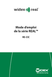 Widex Real RE-CIC Mode D'emploi