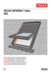 Velux INTEGRA Solar SSL Notice D'installation