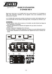 Nicols D CHASE 405 II Guide D'utilisation