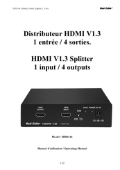 Real Cable HDD14b Manuel D'utilisation