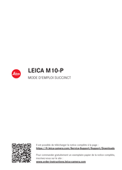 Leica M10-P Mode D'emploi Succinct
