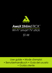 Awox StriimSTICK ST-W Mode D'emploi